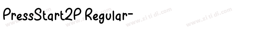 PressStart2P Regular字体转换